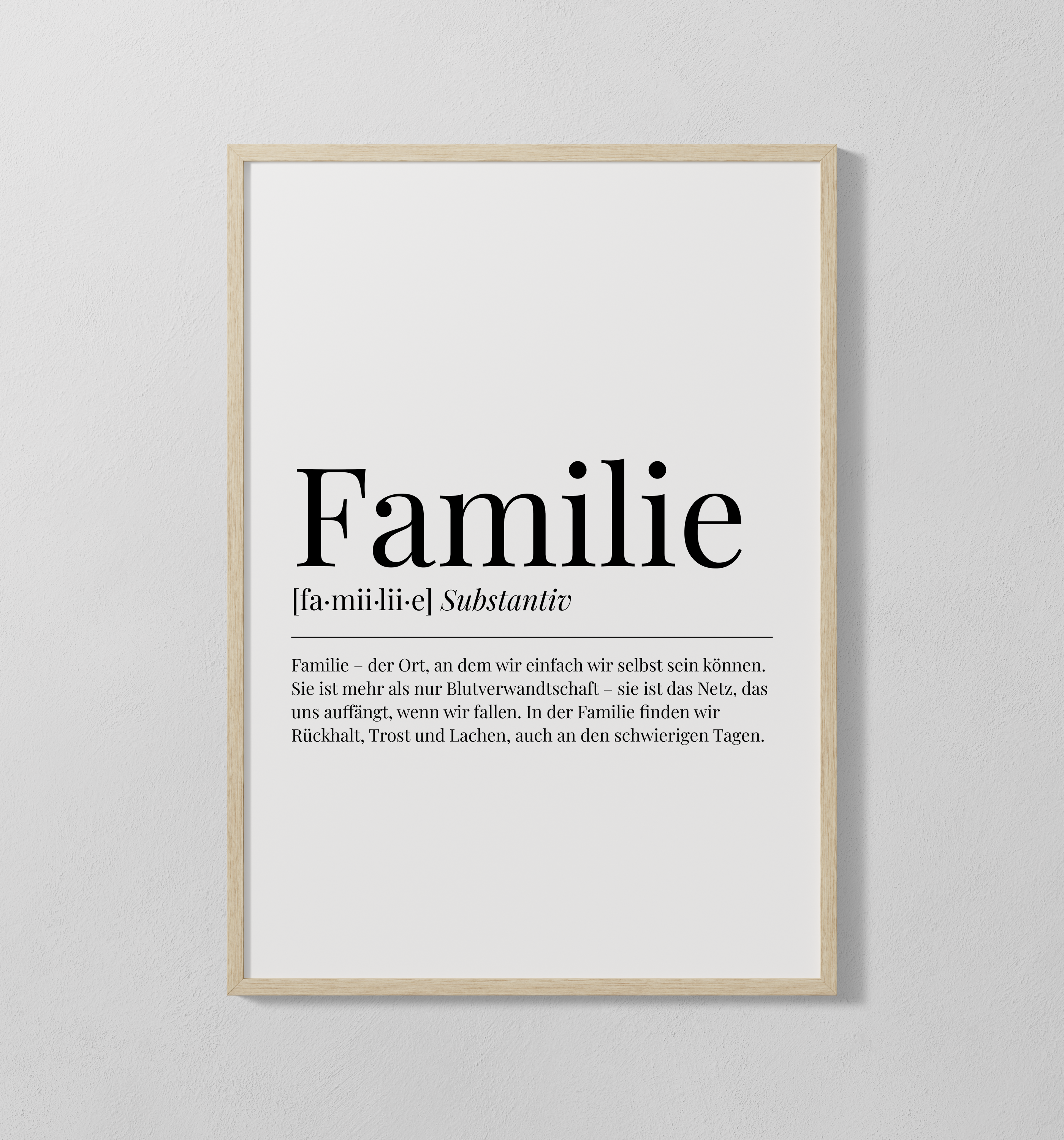 Familie | Poster